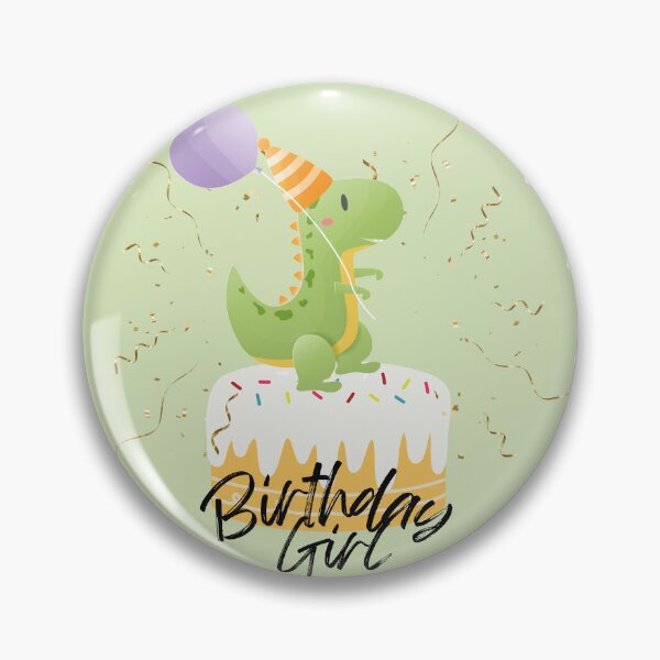 Item preview, Birthday Girl Dinosaur designed and sold by BlesstB.