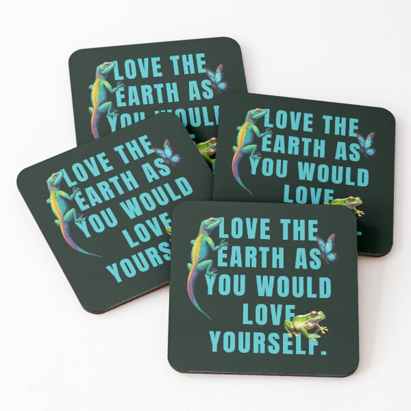 Item preview, EARTH QUOTES LOVE THE EARTH AS YOU WOULD LOVE YOURSELF. designed and sold by La Loca.