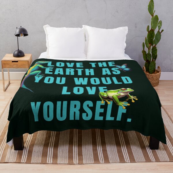 Item preview, EARTH QUOTES LOVE THE EARTH AS YOU WOULD LOVE YOURSELF. designed and sold by La Loca.