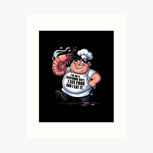 Item preview, Seafood Diet, I Sea Food and I Eat It ! designed and sold by MJO80.