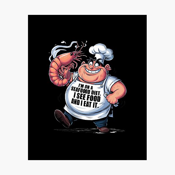Item preview, Seafood Diet, I Sea Food and I Eat It ! designed and sold by MJO80.