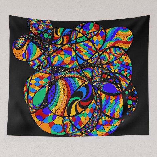 Item preview, Psychedelic Tangle  designed and sold by lezell.