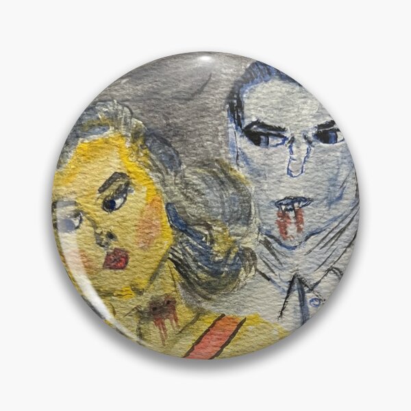 Item preview, Vampire and Girl Pinup Style designed and sold by Endearing Evil Art.