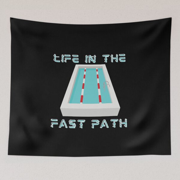 Item preview, Life in the Fast Path Swimming designed and sold by MotivaChic.