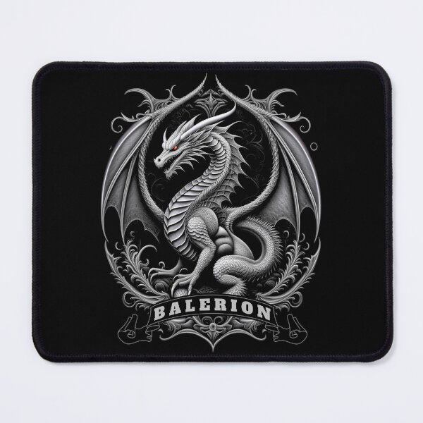 Item preview, Balerion Black Dragon Fantasy Book Lovers Gift designed and sold by InkyGenies.