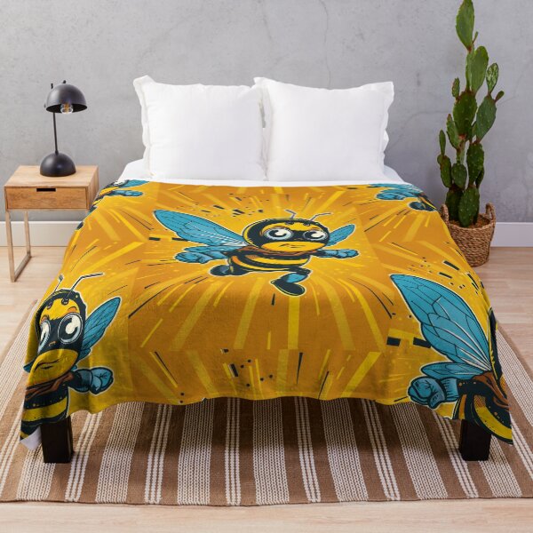 Item preview, Anthropomorphic Superhero Bee in Vibrant Colors designed and sold by Piotrek0001.