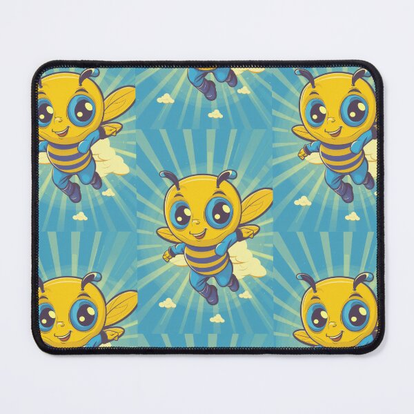 Item preview, Anthropomorphic Superhero Bee in Vibrant Colors designed and sold by Piotrek0001.