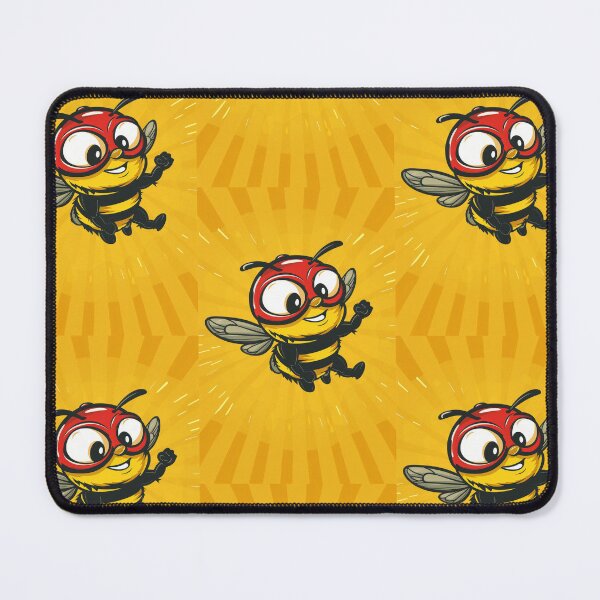 Item preview, Anthropomorphic Superhero Bee in Vibrant Colors designed and sold by Piotrek0001.