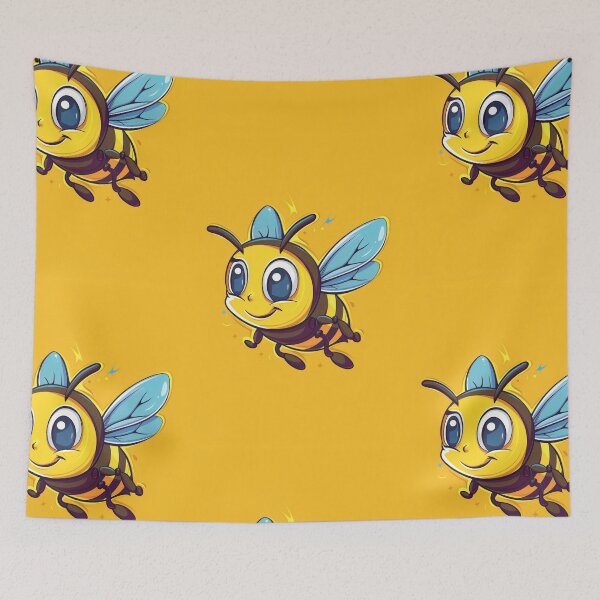 Item preview, Anthropomorphic Superhero Bee in Vibrant Colors designed and sold by Piotrek0001.