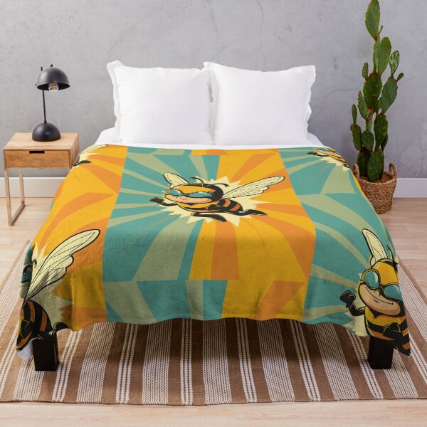 Item preview, Anthropomorphic Superhero Bee in Vibrant Colors designed and sold by Piotrek0001.
