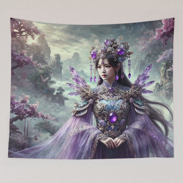 Item preview, Purple Chinese Goddess designed and sold by PyxieZen.