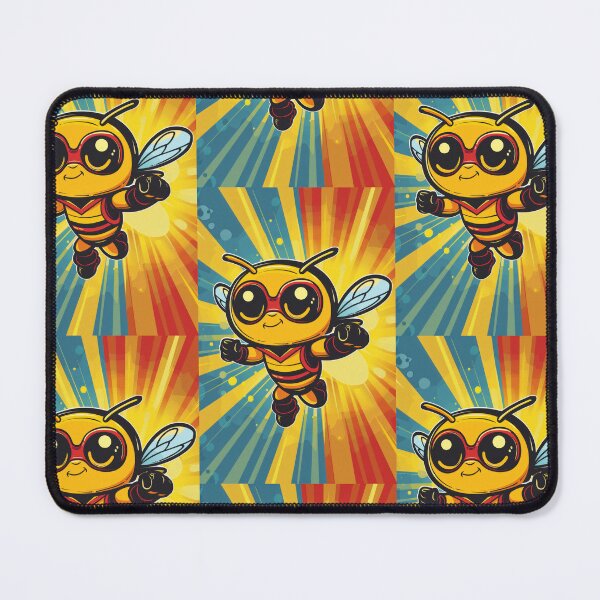 Item preview, Anthropomorphic Superhero Bee in Vibrant Colors designed and sold by Piotrek0001.