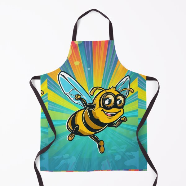 Item preview, Anthropomorphic Superhero Bee in Vibrant Colors designed and sold by Piotrek0001.