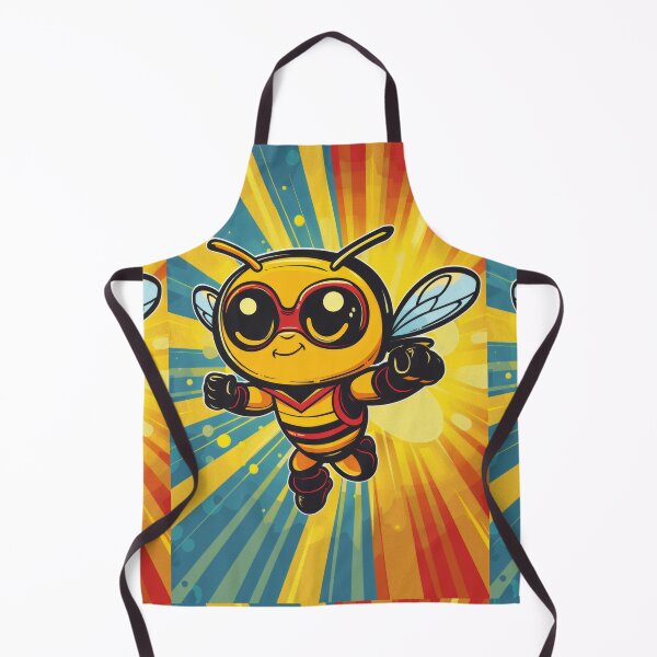 Item preview, Anthropomorphic Superhero Bee in Vibrant Colors designed and sold by Piotrek0001.