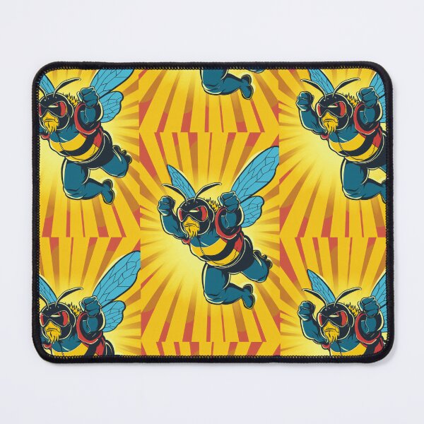 Item preview, Anthropomorphic Superhero Bee in Vibrant Colors designed and sold by Piotrek0001.