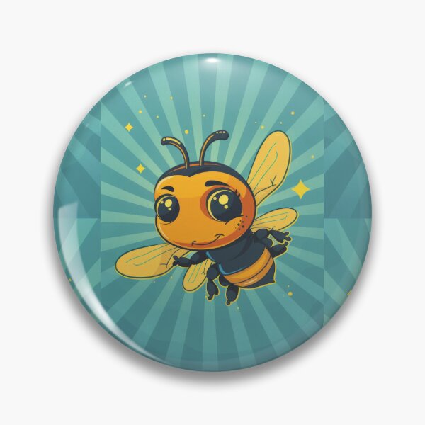 Item preview, Anthropomorphic Superhero Bee in Vibrant Colors designed and sold by Piotrek0001.