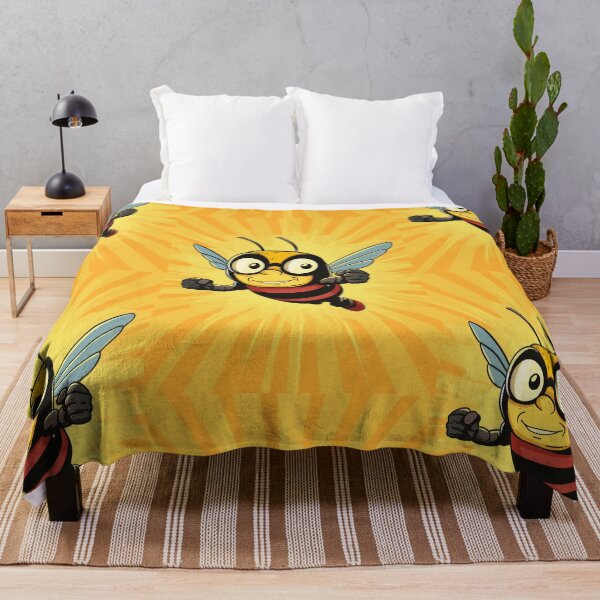 Item preview, Anthropomorphic Superhero Bee in Vibrant Colors designed and sold by Piotrek0001.