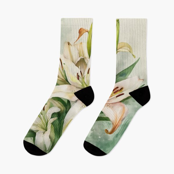 Item preview, Watercolor lilies designed and sold by TrendyGenZArt.