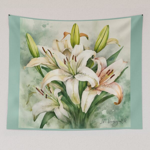 Item preview, Watercolor lilies designed and sold by TrendyGenZArt.