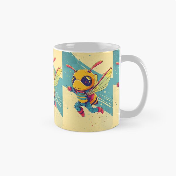Item preview, Anthropomorphic Superhero Bee in Vibrant Colors designed and sold by Piotrek0001.