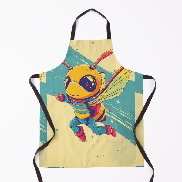 Item preview, Anthropomorphic Superhero Bee in Vibrant Colors designed and sold by Piotrek0001.