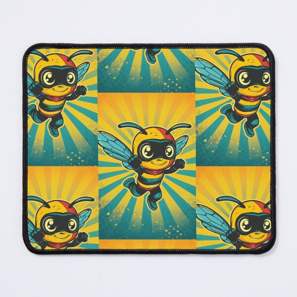 Item preview, Anthropomorphic Superhero Bee in Vibrant Colors designed and sold by Piotrek0001.
