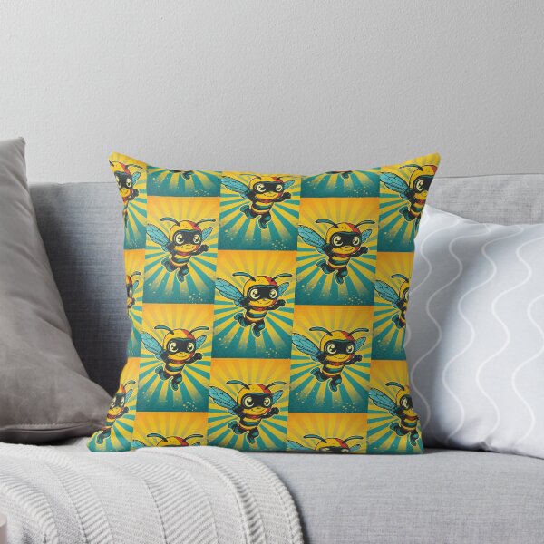 Item preview, Anthropomorphic Superhero Bee in Vibrant Colors designed and sold by Piotrek0001.