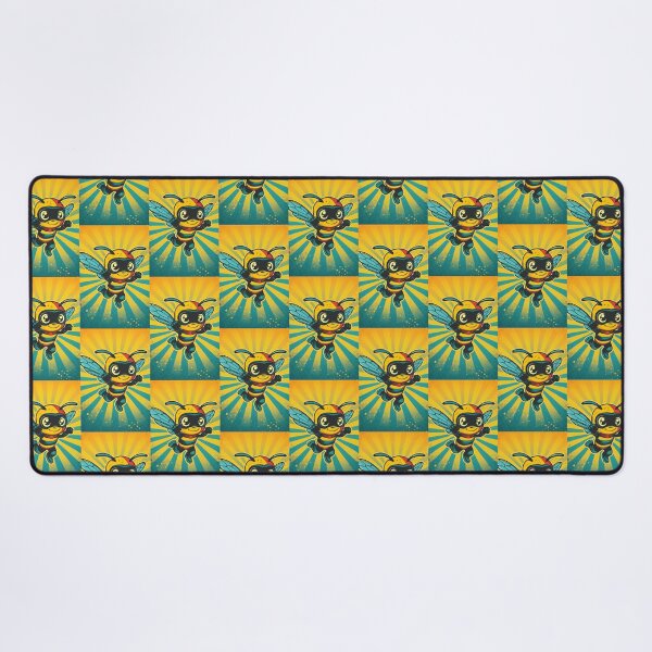 Item preview, Anthropomorphic Superhero Bee in Vibrant Colors designed and sold by Piotrek0001.
