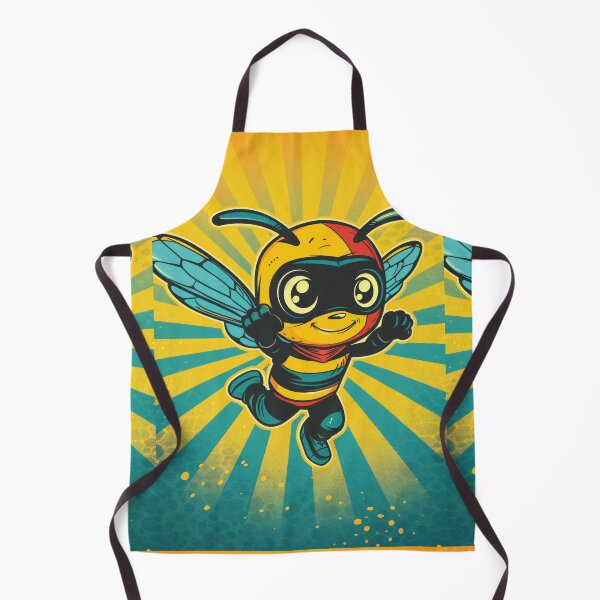 Item preview, Anthropomorphic Superhero Bee in Vibrant Colors designed and sold by Piotrek0001.