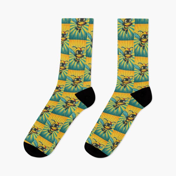 Item preview, Anthropomorphic Superhero Bee in Vibrant Colors designed and sold by Piotrek0001.
