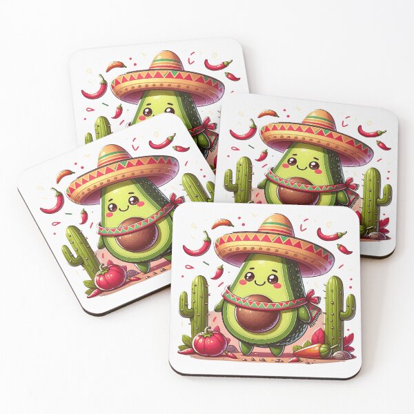 Item preview, Cute Avocado 'AVO NICE DAY' Sign Whimsical T-shirt Art Sticker designed and sold by Alfonsoshop ⭐⭐⭐⭐⭐ ⭐.