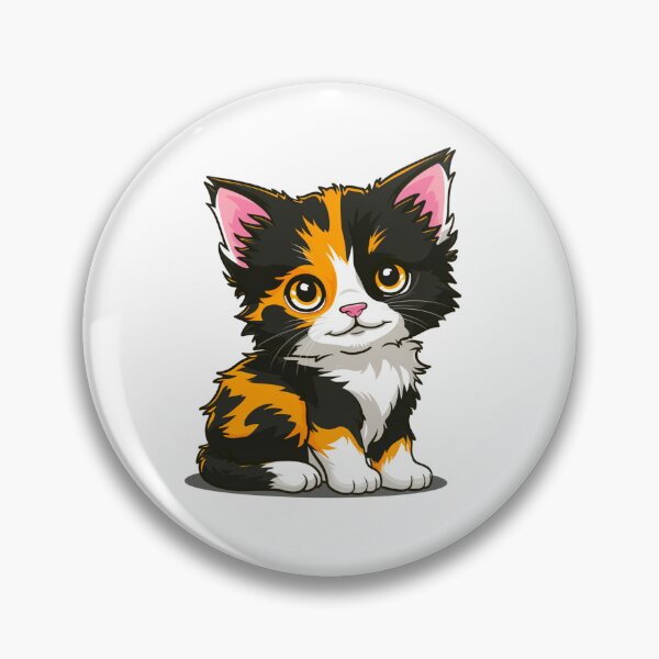 Item preview, Cute tricolor cat, calico, tortoiseshell designed and sold by sebastienbaudry.