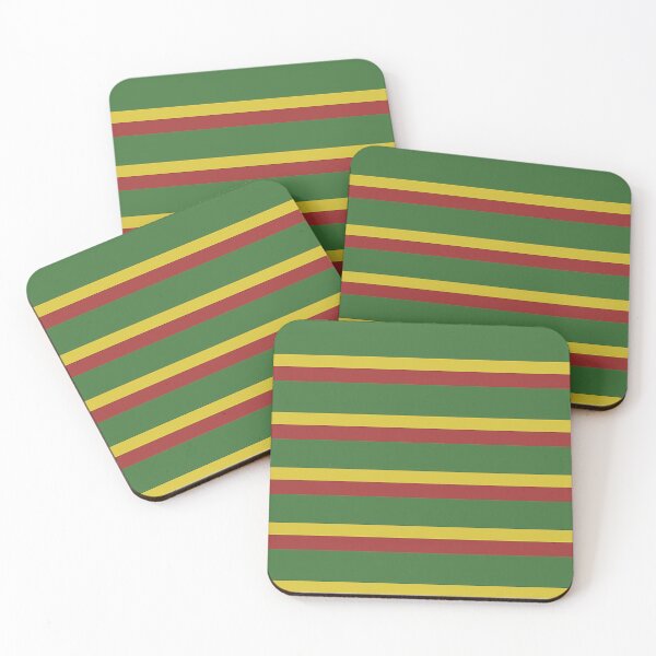 Item preview, Horizontal wide and thick stripe fashion greee, yellow and red designed and sold by Carlos Gudino.