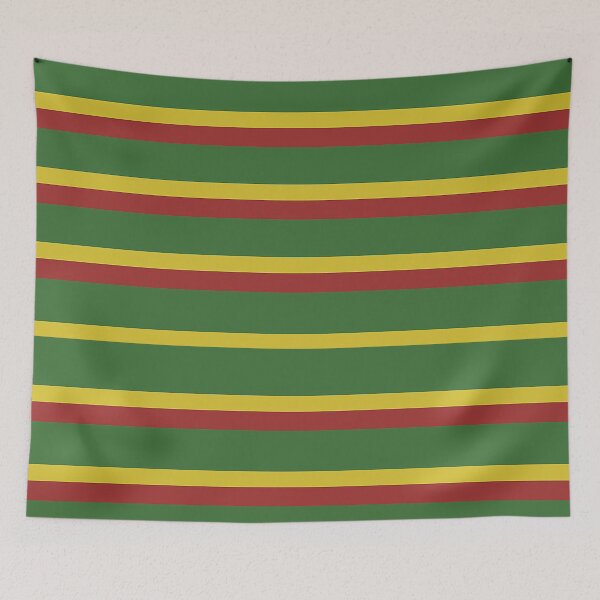 Item preview, Horizontal wide and thick stripe fashion greee, yellow and red designed and sold by Carlos Gudino.