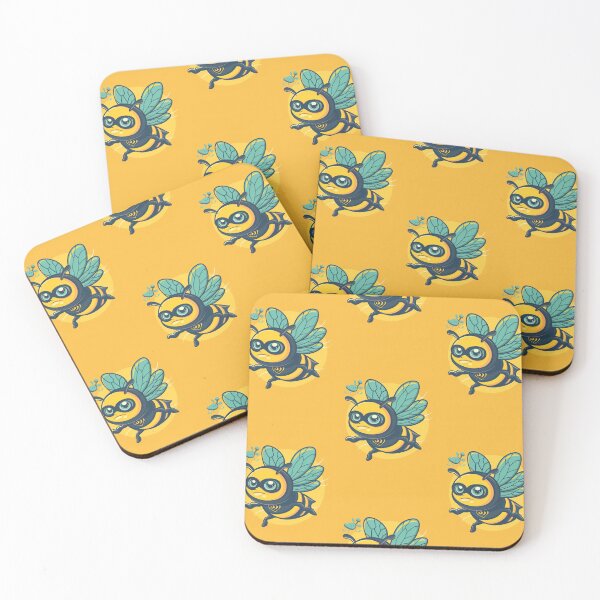 Item preview, Anthropomorphic Superhero Bee in Vibrant Colors designed and sold by Piotrek0001.