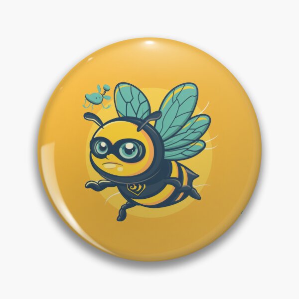 Item preview, Anthropomorphic Superhero Bee in Vibrant Colors designed and sold by Piotrek0001.