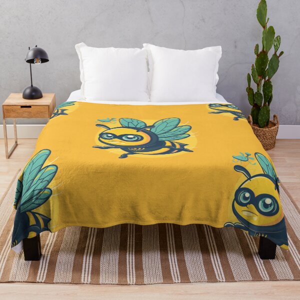 Item preview, Anthropomorphic Superhero Bee in Vibrant Colors designed and sold by Piotrek0001.