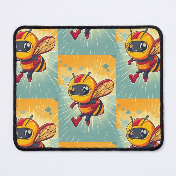 Item preview, Anthropomorphic Superhero Bee in Vibrant Colors designed and sold by Piotrek0001.