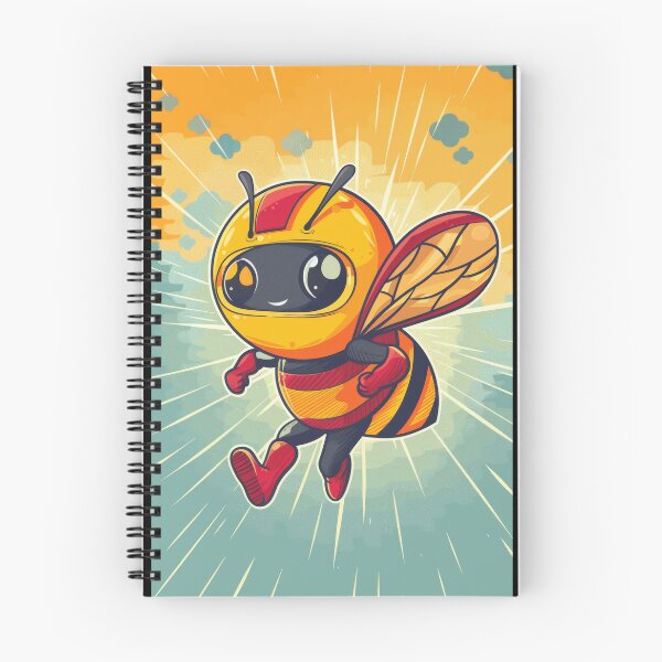 Item preview, Anthropomorphic Superhero Bee in Vibrant Colors designed and sold by Piotrek0001.