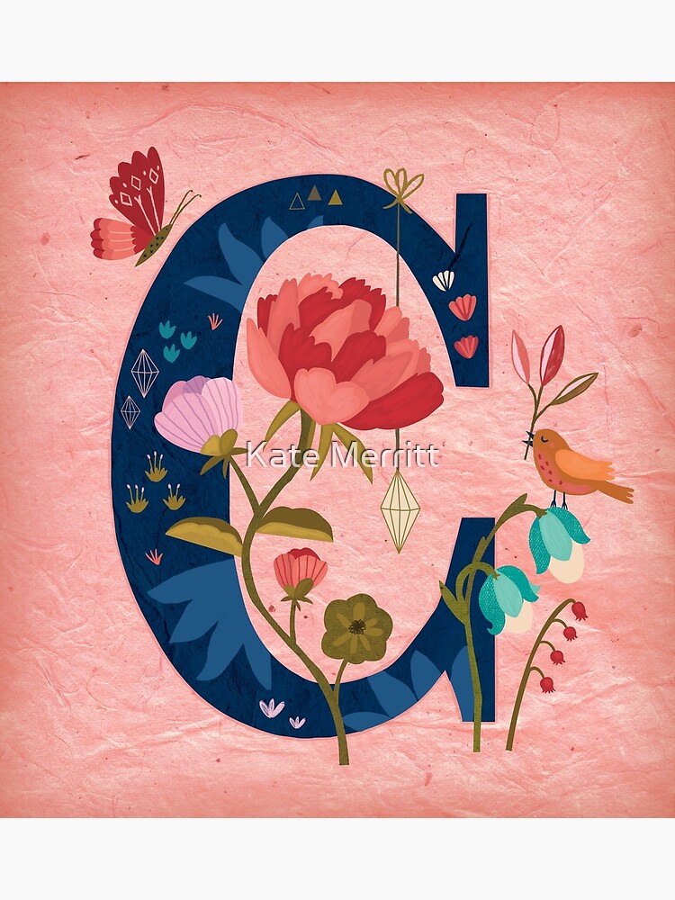 "Letter C" Art Print by KateMerrittshop  Redbubble