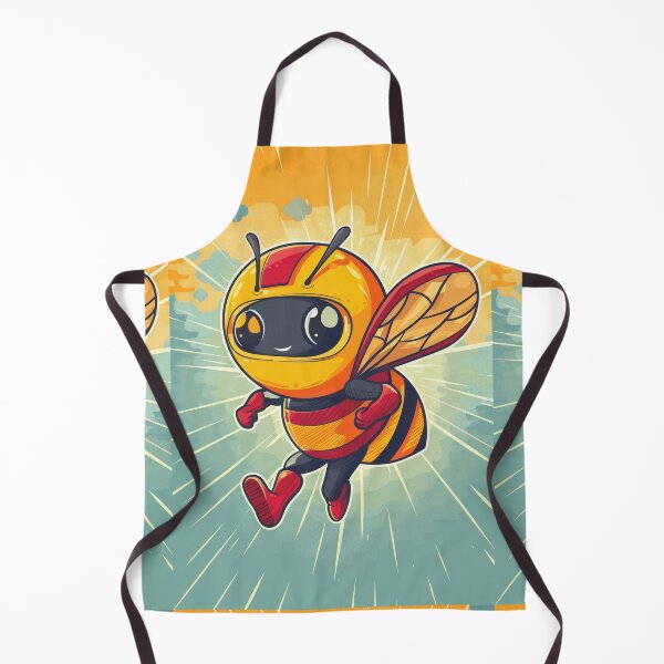 Item preview, Anthropomorphic Superhero Bee in Vibrant Colors designed and sold by Piotrek0001.