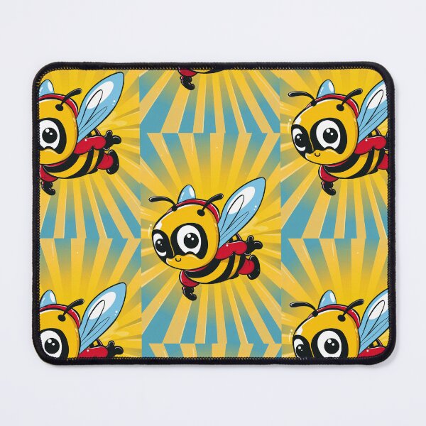 Item preview, Anthropomorphic Superhero Bee in Vibrant Colors designed and sold by Piotrek0001.