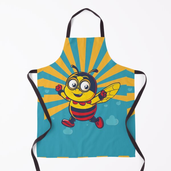 Item preview, Anthropomorphic Superhero Bee in Vibrant Colors designed and sold by Piotrek0001.