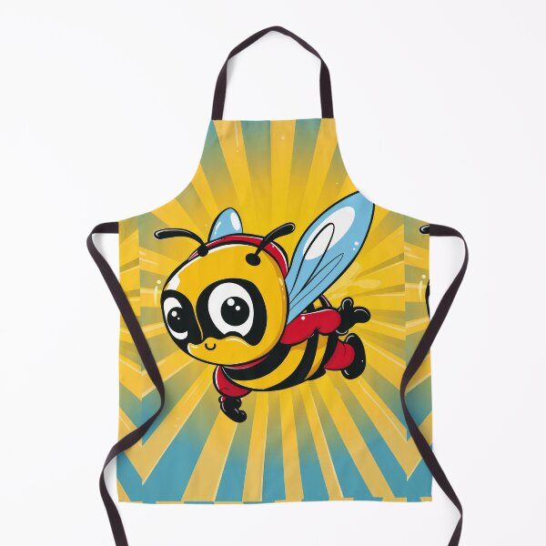Item preview, Anthropomorphic Superhero Bee in Vibrant Colors designed and sold by Piotrek0001.