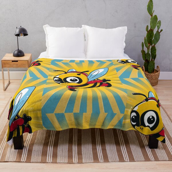 Item preview, Anthropomorphic Superhero Bee in Vibrant Colors designed and sold by Piotrek0001.