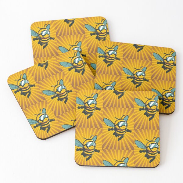 Item preview, Anthropomorphic Superhero Bee in Vibrant Colors designed and sold by Piotrek0001.