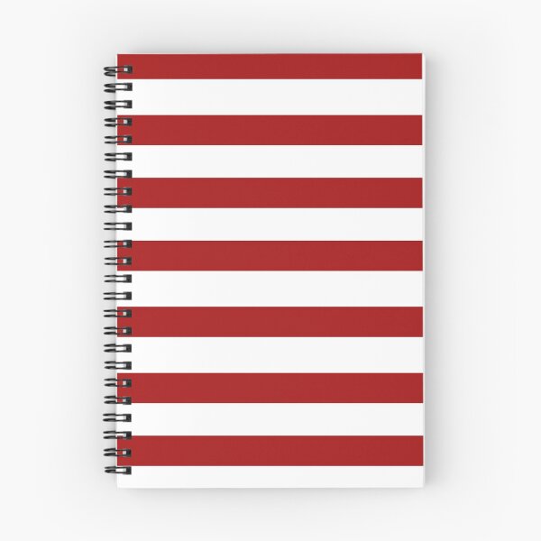 Item preview, Horizontal wide and thick stripe fashion red and white colors designed and sold by Carlos Gudino.