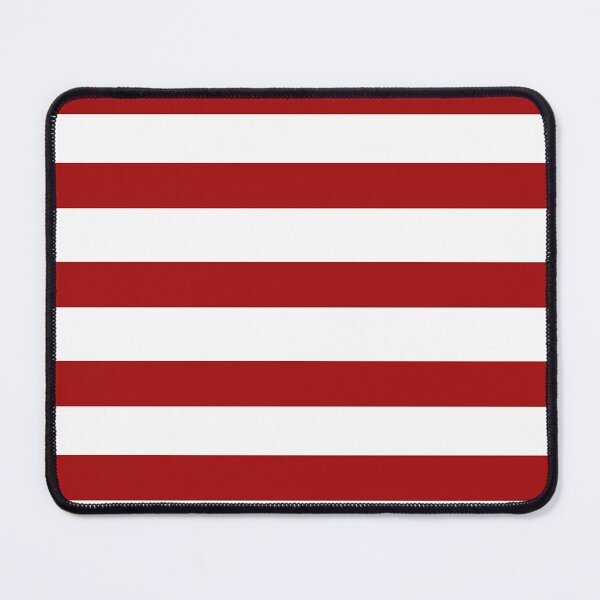 Item preview, Horizontal wide and thick stripe fashion red and white colors designed and sold by Carlos Gudino.