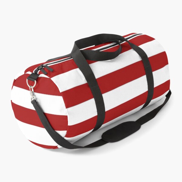 Item preview, Horizontal wide and thick stripe fashion red and white colors designed and sold by Carlos Gudino.