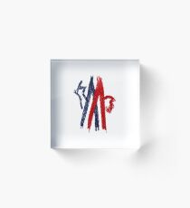 Bloque acrílico moncler senderismo